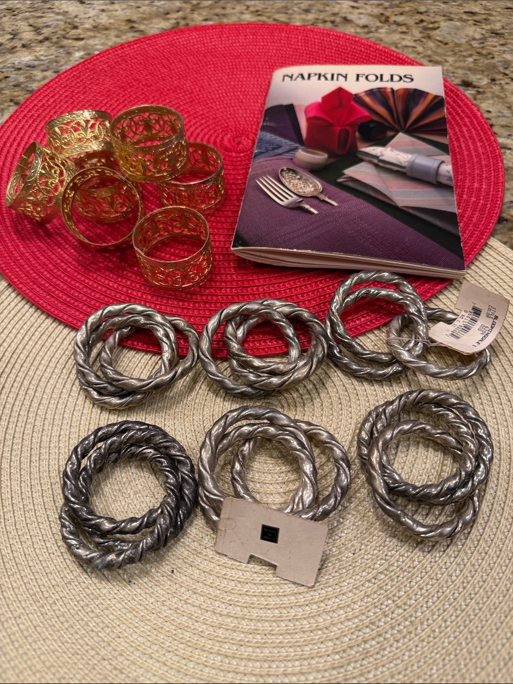 Vintage Napkin Rings -2 styles